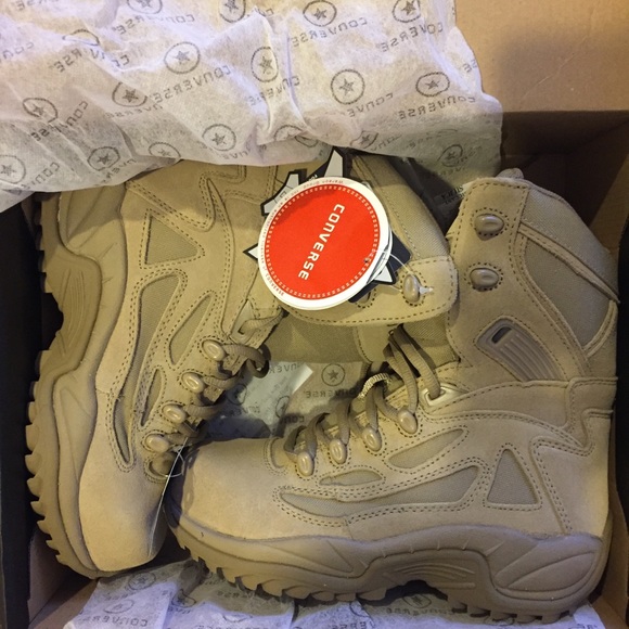converse tan boots